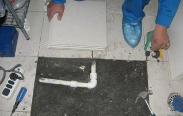 依安漏水维修 河北邯郸卫生间地面漏水维修案例